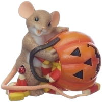 a cute halloween mouse